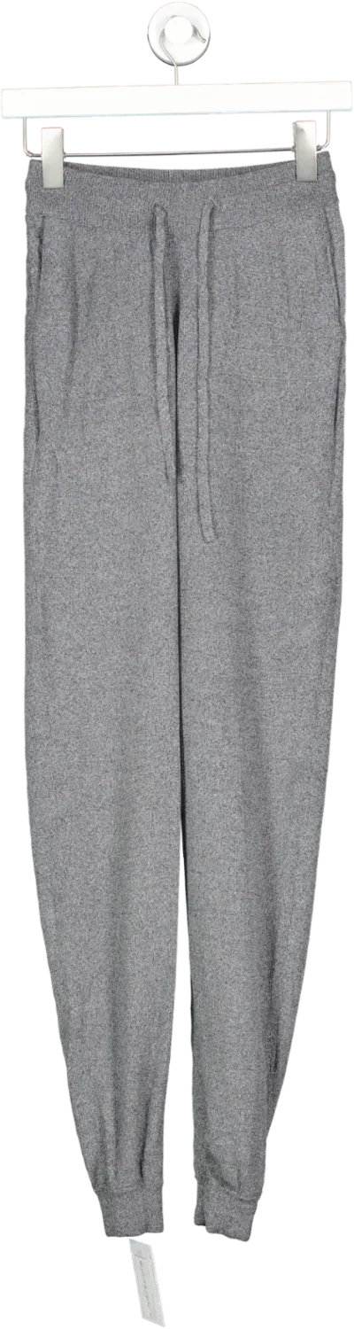 Oh Polly Grey Ribbed Lounge Joggers UK XS