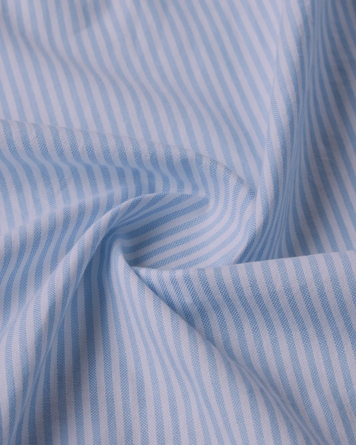 Oxford Striped Shirt - Light Blue