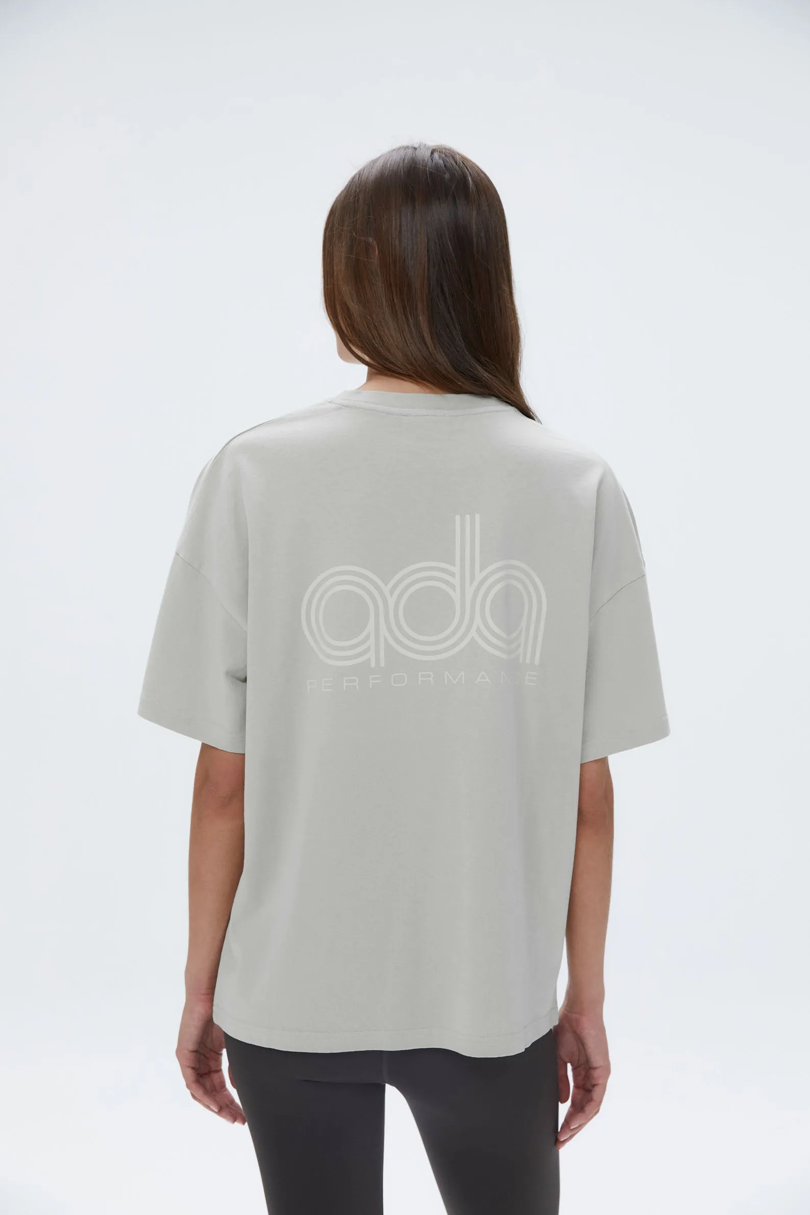 Performance Washed Short Sleeve Boxy T-shirt - Stone