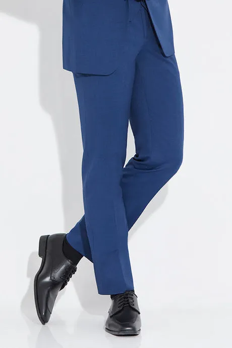 "Brunswick" Cobalt Slim Suit Pants