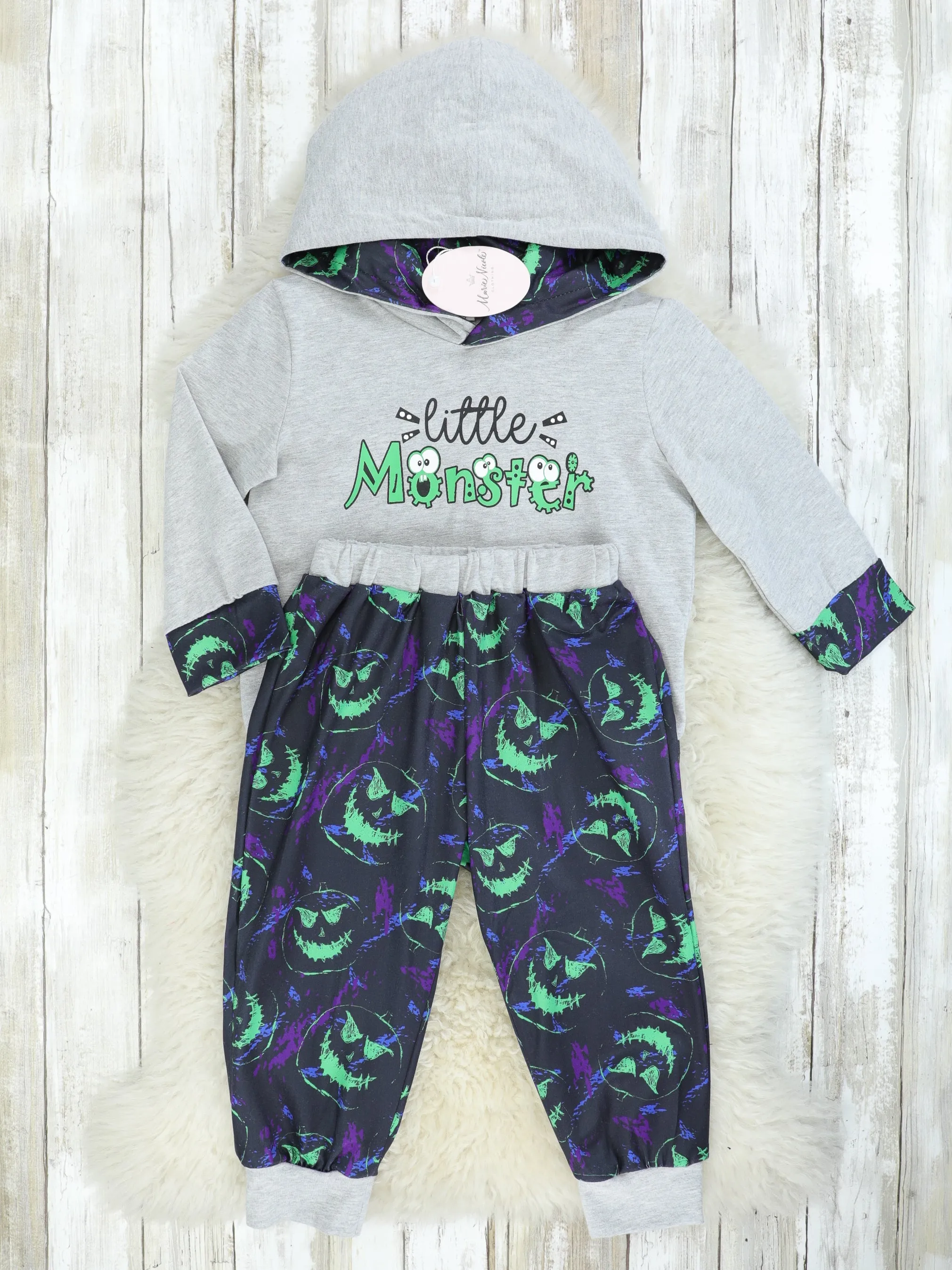 "Little Monster" Hoodie Outfit