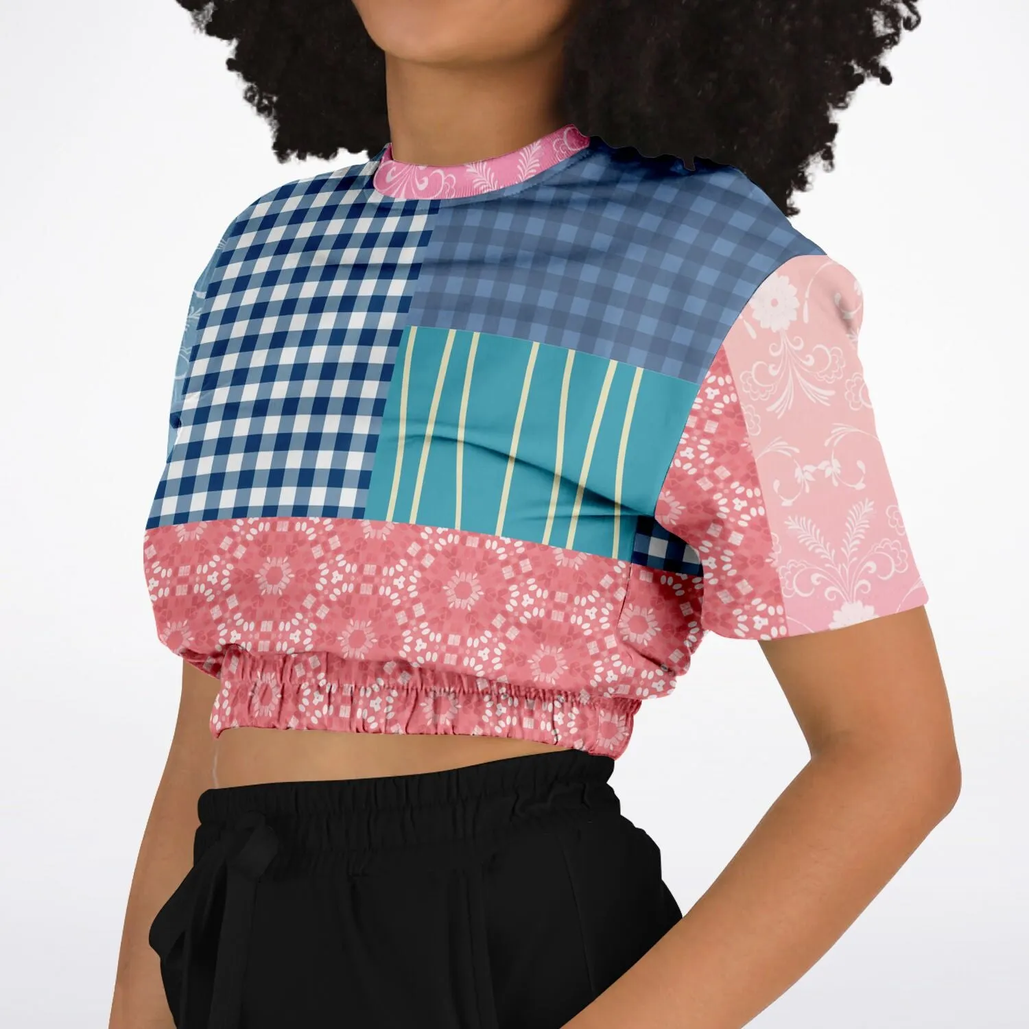 Rehoboth Short Sleeve Cropped Eco-Poly Sweater