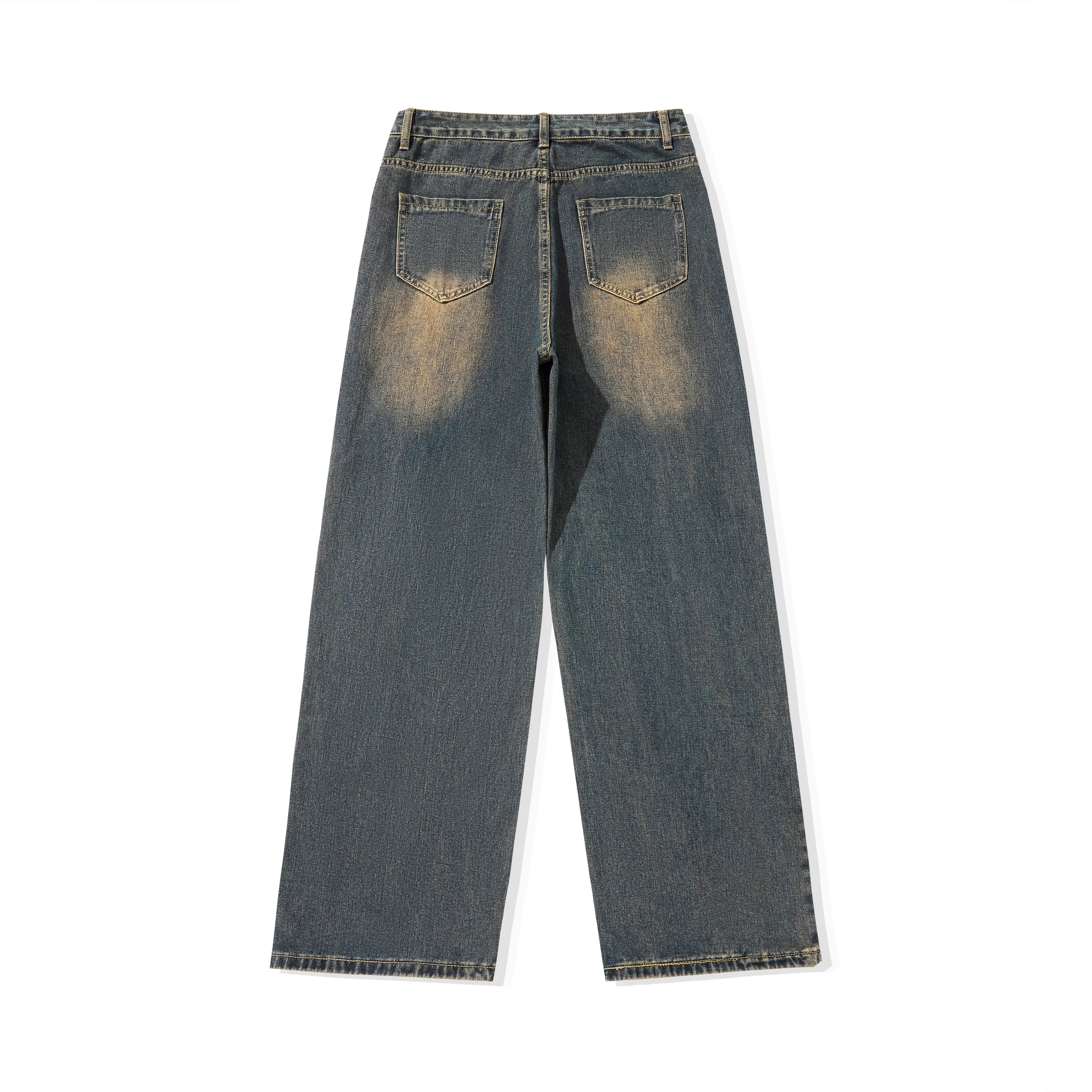 Star Studded | Faded Vintage Denim Jeans