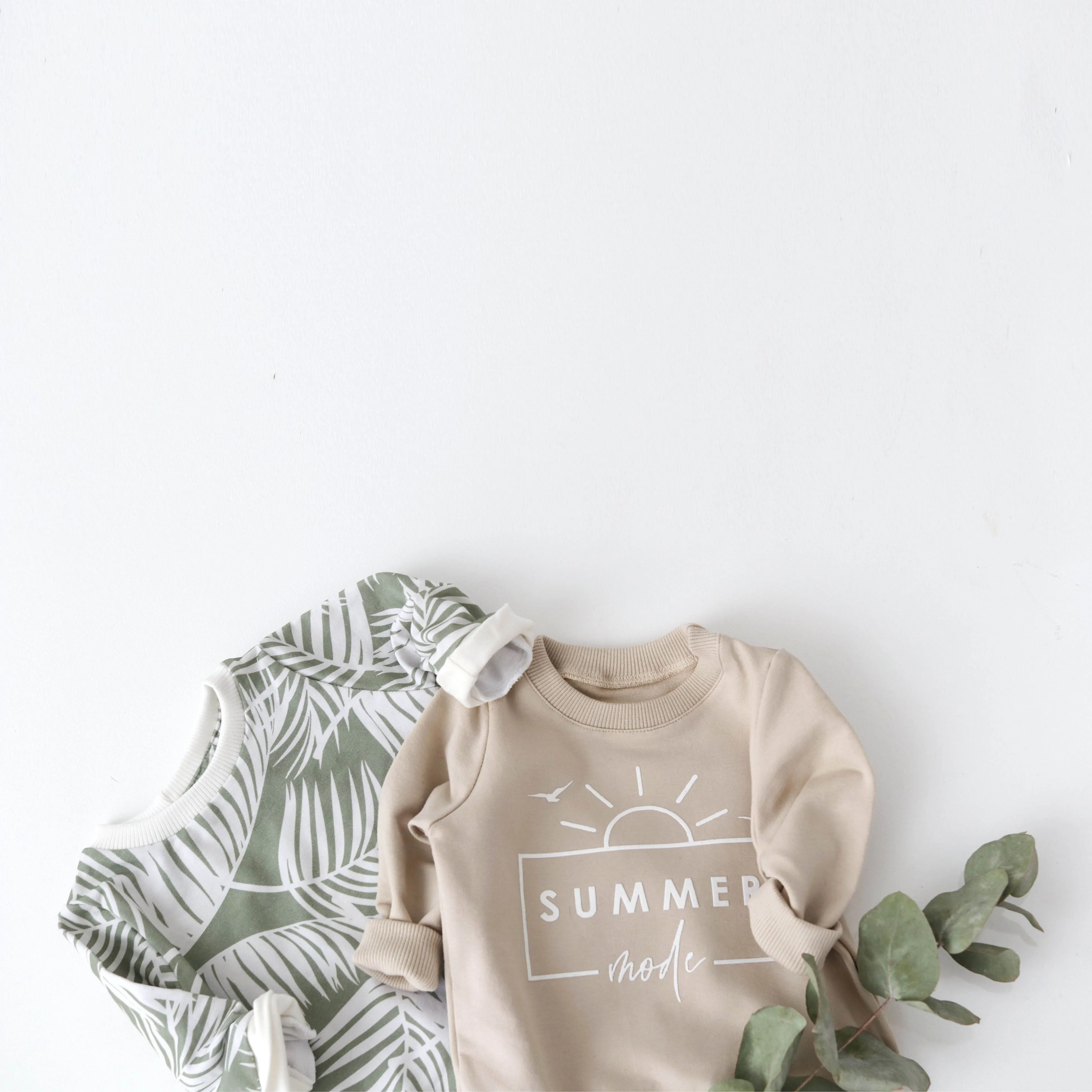 SUMMER MODE Sweatshirt - Sepia