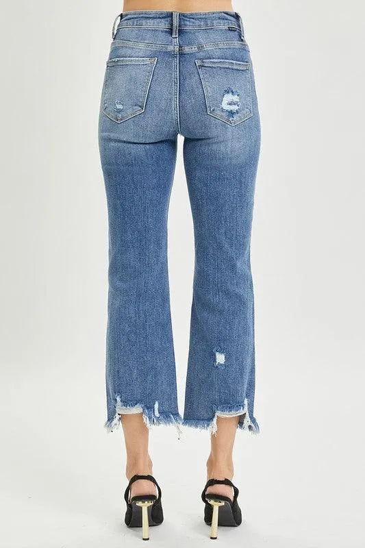 Summer Nights High Rise Straight Jeans