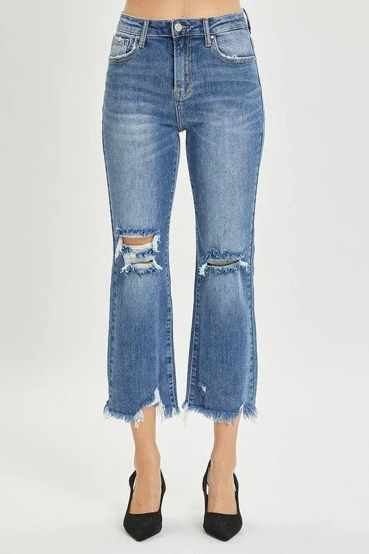 Summer Nights High Rise Straight Jeans