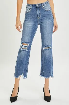 Summer Nights High Rise Straight Jeans