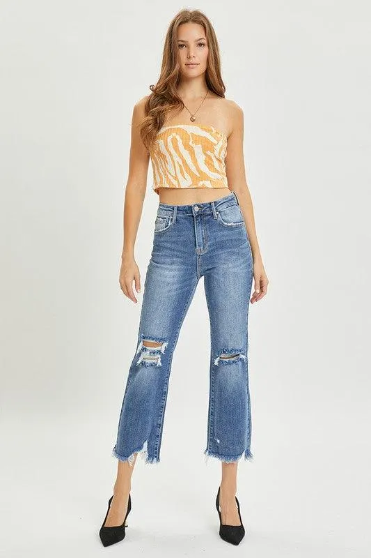 Summer Nights High Rise Straight Jeans