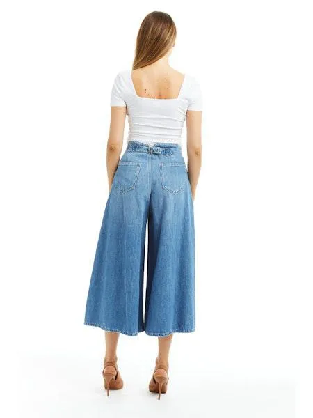 The Denim Culotte