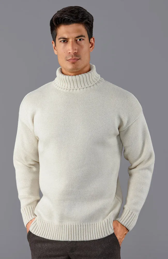 The Modern Submariner - Roll Neck Merino Wool Jumper