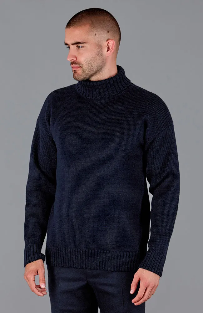 The Modern Submariner - Roll Neck Merino Wool Jumper