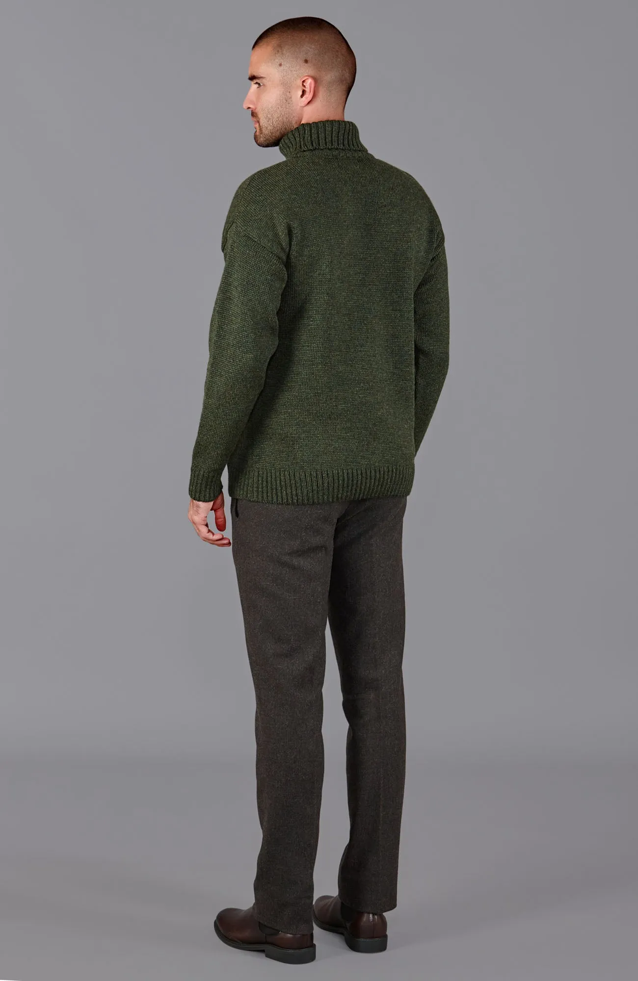 The Modern Submariner - Roll Neck Merino Wool Jumper