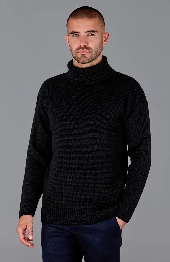 The Modern Submariner - Roll Neck Merino Wool Jumper