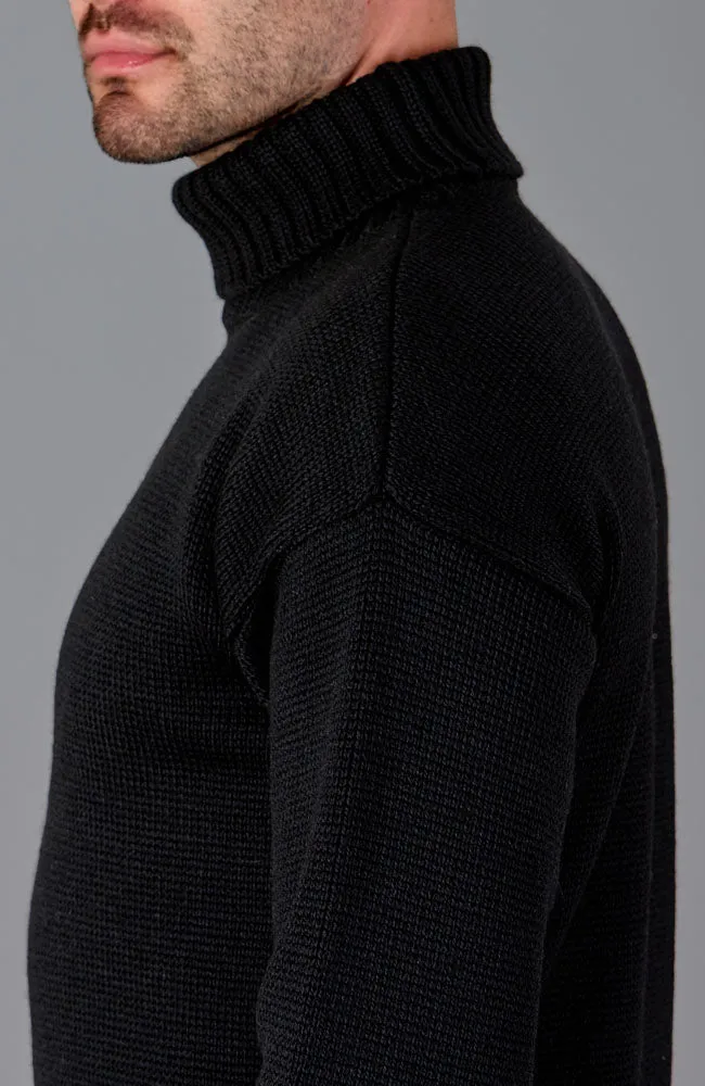 The Modern Submariner - Roll Neck Merino Wool Jumper