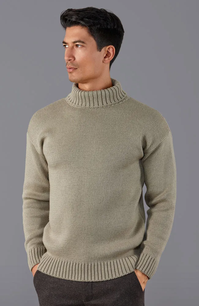 The Modern Submariner - Roll Neck Merino Wool Jumper