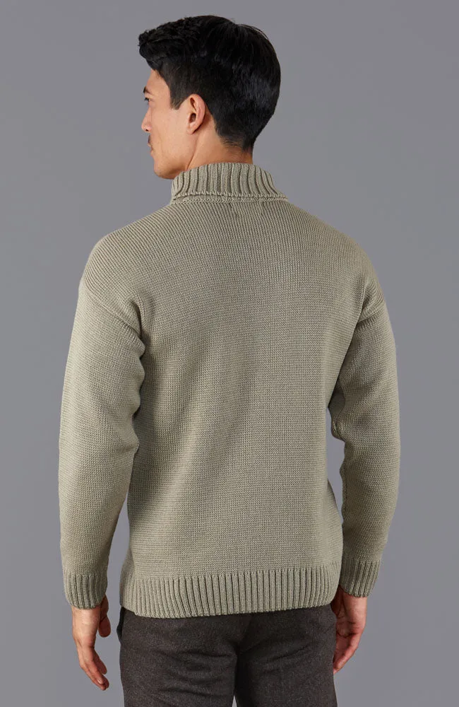 The Modern Submariner - Roll Neck Merino Wool Jumper