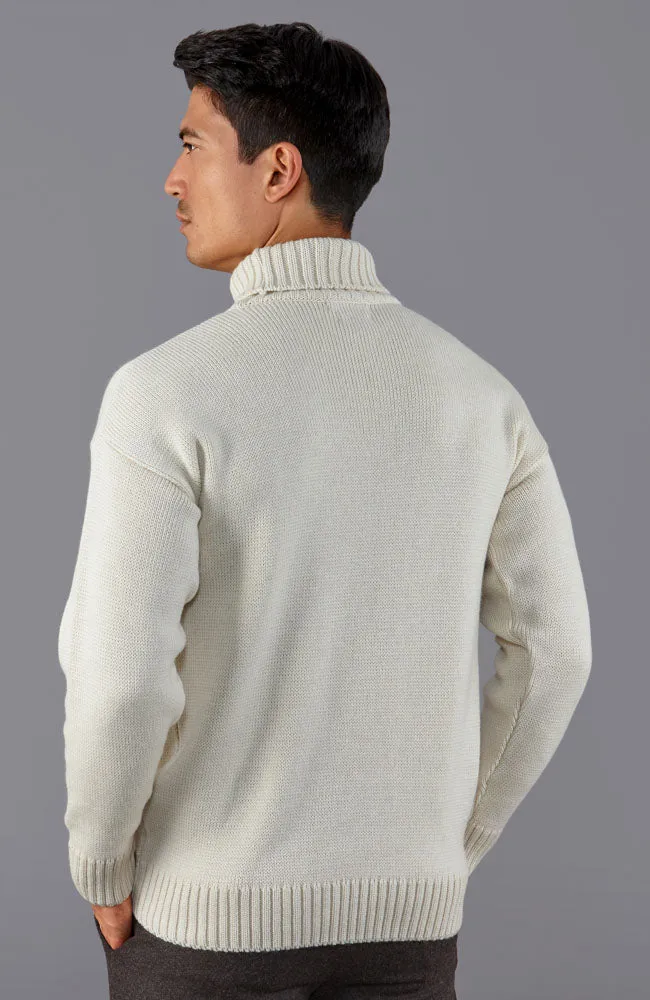 The Modern Submariner - Roll Neck Merino Wool Jumper