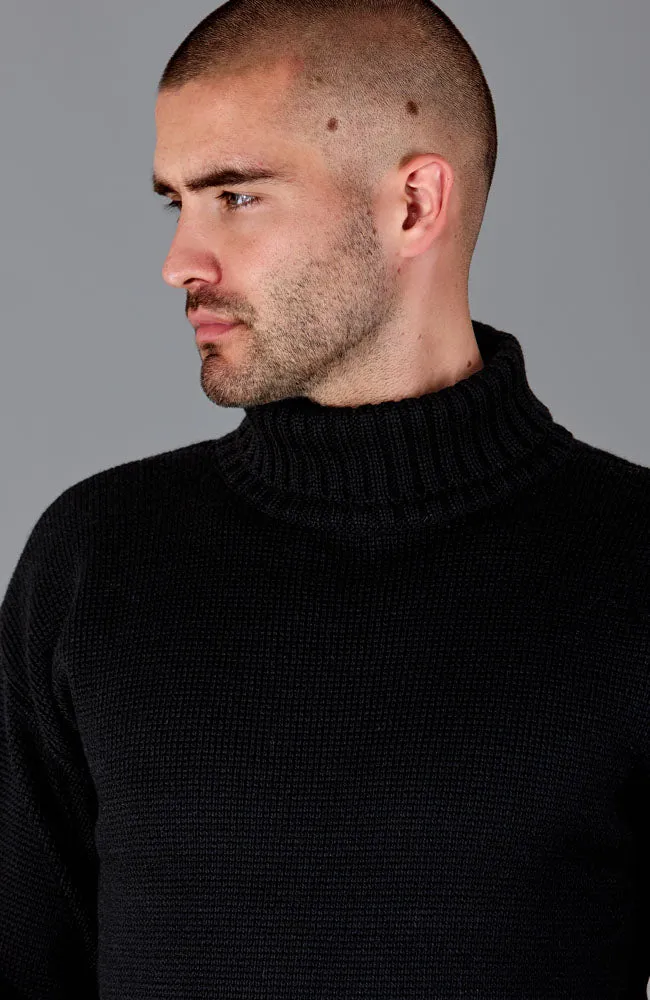 The Modern Submariner - Roll Neck Merino Wool Jumper