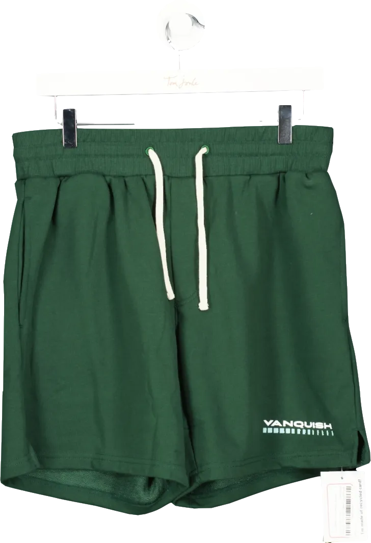 Vanquish Green Athletics Division Regular Fit Shorts UK L