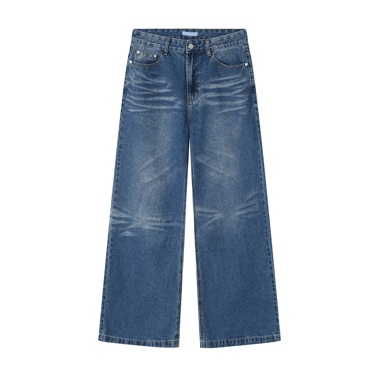 Vintage Folds | Loose Heavy Duty Jeans