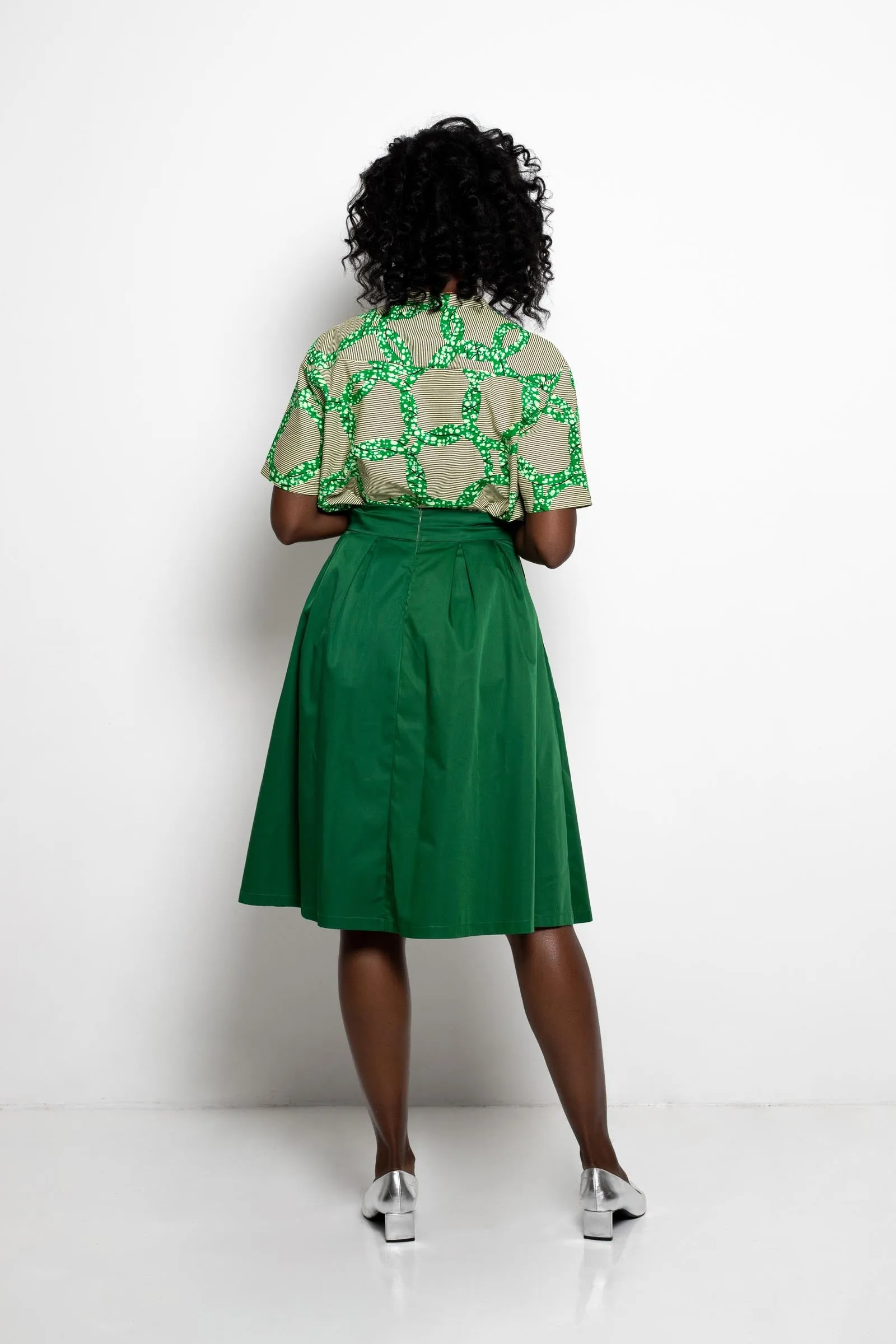 Wale Unisex Shirt - Green Union Print