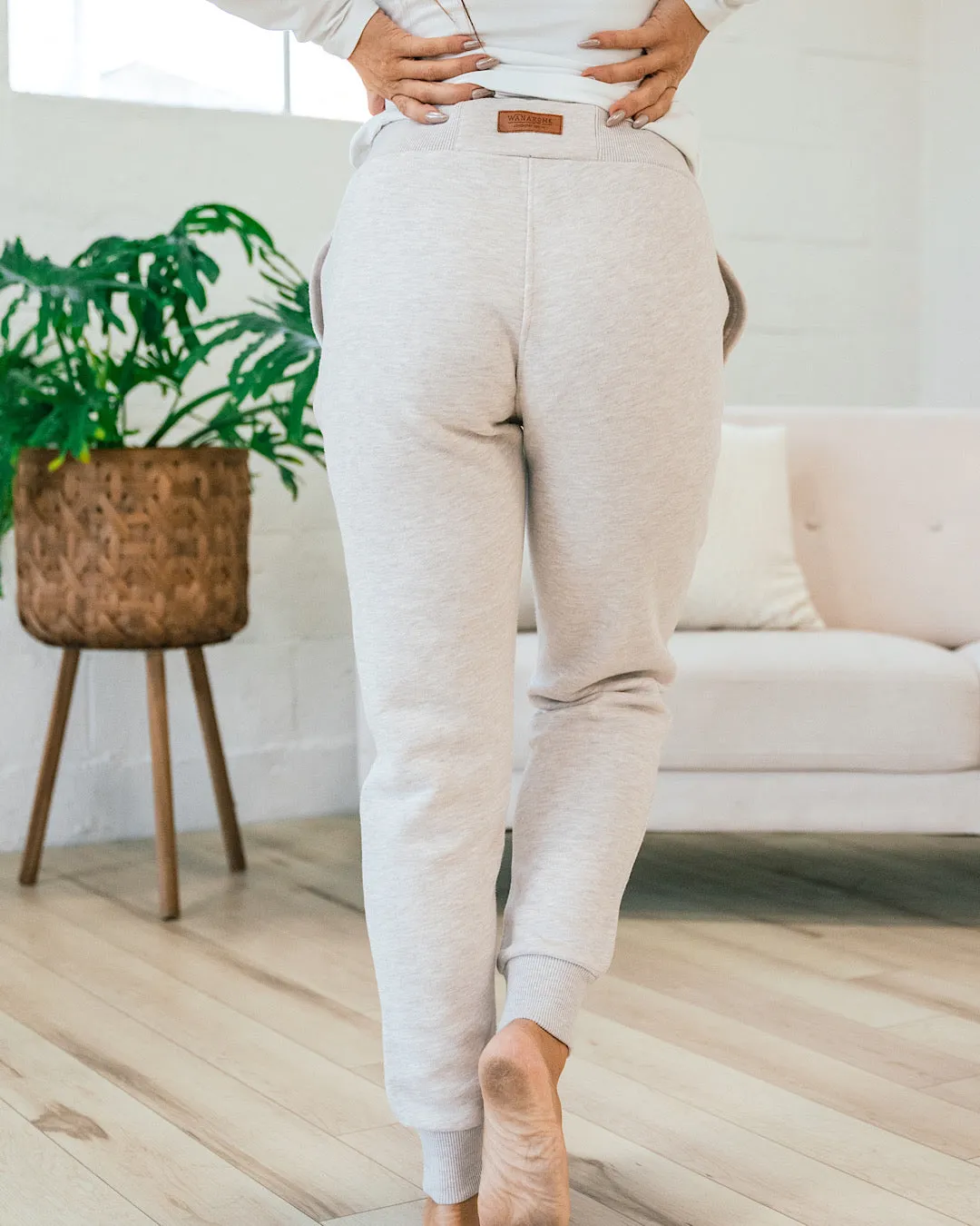 Wanakome Adley Joggers - Heather Oatmeal