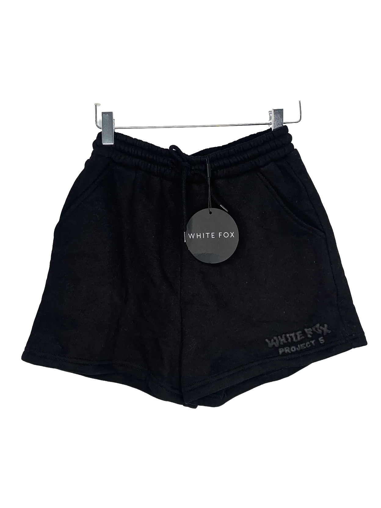 White Fox Black Project 5 Lounge Shorts Ink UK XS